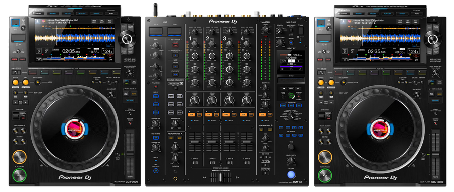 2 CDJ 3000 + DJM A9