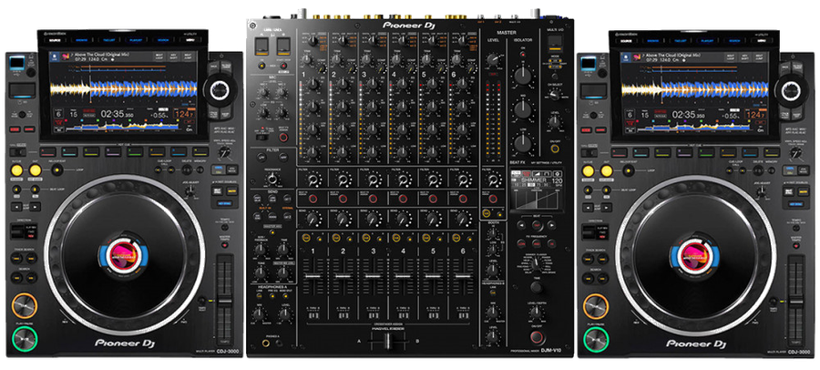 2 CDJ 3000 + DJM V10