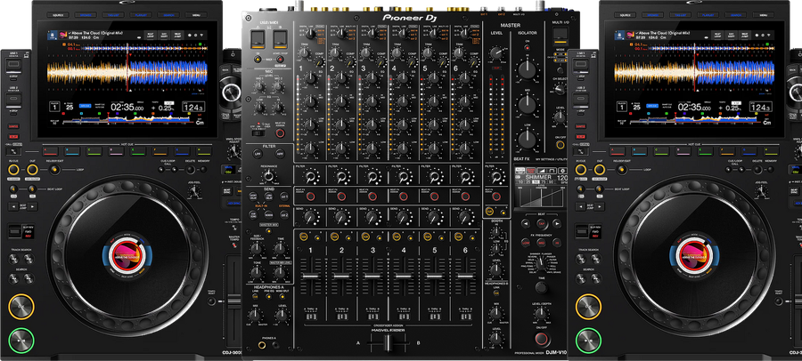 2 CDJ 3000X + DJM V10